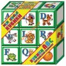 Выдувка. Кубики "АВС Английский алфавит" 9 эл. + карточки (8 см) 00299